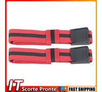 5Pcs BFR Occlusion Bands Bodybuilding BFR Training Belts for Men Women (Red)