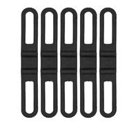 5Pcs Bici Silicone Bende Elastici Cintura Bende Torcia Mount Stand Bici Luce Sostituzione Bende di Fissaggio Silicone Ciclismo Fisso Torcia Stand