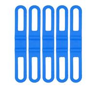 5Pcs Bici Silicone Bende Elastici Cintura Bende Torcia Mount Stand Bici Luce Sostituzione Bende di Fissaggio Silicone Ciclismo Fisso Torcia Stand