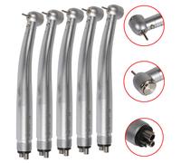 5Pcs Big 6H Turbina dentale LED E-generator Push manipolo Fit Kavo 3-Way Spray