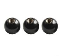 5pcs Black Ball Lever Knob M5 Threaded Handle(M8x30) | M5 female thread, copper nut insert, black finish, 5pcs set, simple hand install