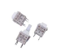 5PCS Blocco 4 pin 9 * 9 * 17.5 Interruttore a chiave autobloccante 1EE3.5H1 Pulsante diretto