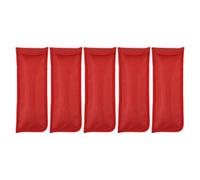 5PCS Borsa per la conservazione dei picchetti da campeggio - Organizzatore in tela Oxford per chiodi da terra, borsa portatile per attrezzi accessori (Rosso)