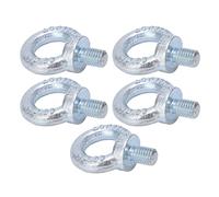 5PCS Bullone a Occhiello Vite a Spalla di Sollevamento Recensione Forte Golfare Filettato in Acciaio Zincato Elettrolitico Q235 per Uso Industriale (M14)