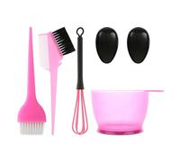 5pcs Capelli Morire Colorazione Tintura Strumento Pennello Doppio Lato Colorazione Ciotola di Tintura Dei Capelli Applicatore Per Uso Domestico