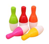 5pcs Carine Bowling Penne a Sfera Mini Mini Retrattile a Base Di Palla Penna Telescopica Regalo Di Novità Creativa Per Studenti Bambini Da 0,5 Mm Inchiostro (colore Casuale), Penna a