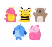 5pcs Carino Bagnatura Scrubber morbido per bambini Bagno per bambini Esfoliante