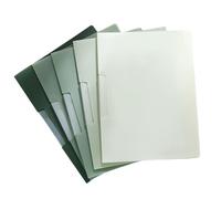 5pcs Carta Maniche Per File Test Cartella Documentazione Con Morsetto Aperto Lato Rotante Per I Titolari Test File