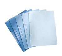 5pcs Carta Maniche Per File Test Cartella Documentazione Con Morsetto Aperto Lato Rotante Per I Titolari Test File
