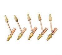 5Pcs Cavi E Gas Acqua Separato Connettore Cavo Connettore, Maschio Per WP9 WP17 WP26 TIG Torcia di Saldatura, Produzione E Kit Lavorazione Dei Metalli (WP9 WP17)