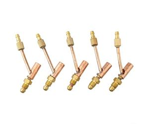 5Pcs Cavi E Gas Acqua Separato Connettore Cavo Connettore, Maschio Per WP9 WP17 WP26 TIG Torcia di Saldatura, Produzione E Kit Lavorazione Dei Metalli (WP9 WP17)