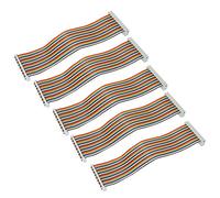 5PCS Cavo GPIO da 20 cm per, da maschio a femmina Cavi per ponticelli per breadboard a 40 pin Accessori per computer, per T-board, breadboard, ecc.(Impostato)