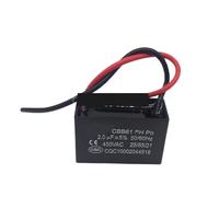 5pcs CBB61 2uf starting capacitance AC Fan Capacitor 450V CBB electronic starter Run Capacitor MQXFCZUX