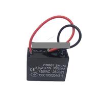 5pcs CBB61 3uf starting capacitance AC Fan Capacitor 450V CBB electronic starter Run Capacitor NWPNLXEA