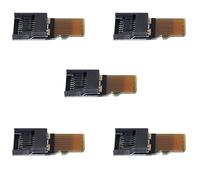 5PCS Cinque TF Scheda di Memoria Converter Extender TF Test Scheda di Estensione Scheda di Estensione Maschio A Femmina TF Tester PCBA