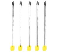 5PCS Ciondoli per La Dentizione del Bambino Collana da Masticare in Silicone Elastico Sensoriale Giocattolo da Masticare per L'addestramento La portabilità Migliora le Cattive