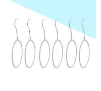 5pcs Closet Ring Organizer Loop Tie Hangers Anello semplice cintura Hanger