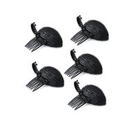 5pcs Coda di cavallo Inserti Invisibile Soffici Capelli Clip Donne Creatore di Capelli Alta Capelli Top Pettine Bouffant Cuscino Cranico Fa Accessori Panino
