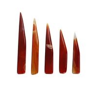 5Pcs Coltello Agata, Agata Lucidatura Levigatura Lucidatura Coltello Agata Oro Argento Gioielli Argilla Artigianato Strumento di Creazione di Gioielli, per Oro Argento Creazione di Gioielli(rosso)