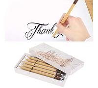 5Pcs Comic Dip Pen Set, Manga Drawing Kit Vintage Style Calligraphy Tools for Art Sketching UN Office Supplies