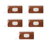 5PCS compatto Idratante Wipe Dispenser Ergonomico Portatile Ricaricabile Wipe Container Capacità Multipla Opzione Viaggio Friendly Baby Case