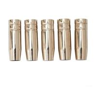 5pcs Conico Ugello Sindone per MIG MB15 Saldatura Torcia Diffusore Gas Push On Accessorio per Saldatore Parti di Ricambio