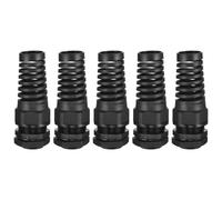 5Pcs Connettore per Cavo NPT 1" PA66 Nero per 18-25mm