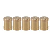 5PCS Copper Lawn Misting Nozzle, G1/2in Internal Thread Flat Head Spray Misting Nozzle, Rustproof Fogging Spray Head for Landscaping, Garden, Outdoor Cooling (158 characters) (G3/4in 10.4CM)