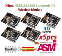 5pcs CORE51822 BLE4.0 Bluetooth Wireless Modulo NRF51822 Communication Board