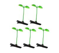 5Pcs Coreano Moda Verde Saggezza Erba Hairclip Carino Clip di Capelli Fiore Delle Ragazze Accessori Bambini Hairpin Barrette Capelli Floreale A9J1