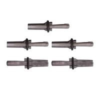 5Pcs cunei spessori pietra splitters cracking scalpelli Heavy Duty pietra splitting strumento calcestruzzo roccia marmo graniti strumento cantiere