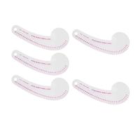 5pcs Curve Curve Righeri multifunzionale Clering Curva ad alta accuratezza Maggiore che creano righello per il disegno del progetto di cucitura artigianale