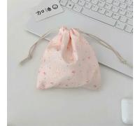 5pcs Cute Cartoon Drawstring Bags Cosmetic Bag Makeup Bag for Women Large Capacity Coin Purse Coin Pouch Portable Toiletry Bag