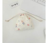 5pcs Cute Cartoon Drawstring Bags Cosmetic Bag Makeup Bag for Women Large Capacity Coin Purse Coin Pouch Portable Toiletry Bag