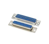 5PCS DB9 Adattatore Connettore Core DB15 DB25 DB37 RS232 Seriale COM Spina Connettori Foro/Spille Femmina Maschio Porta presa D Sub DP9 Caso(DB25 Female)