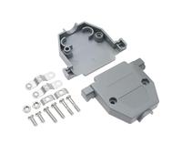 5PCS DB9 Adattatore Connettore Core DB15 DB25 DB37 RS232 Seriale COM Spina Connettori Foro/Spille Femmina Maschio Porta presa D Sub DP9 Caso(DB25 Plastic Case)