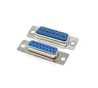 5PCS DB9 Adattatore Connettore Core DB15 DB25 DB37 RS232 Seriale COM Spina Connettori Foro/Spille Femmina Maschio Porta presa D Sub DP9 Caso(DB15 Female)