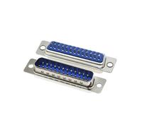 5PCS DB9 Adattatore Connettore Core DB15 DB25 DB37 RS232 Seriale COM Spina Connettori Foro/Spille Femmina Maschio Porta presa D Sub DP9 Caso(DB25 Male)
