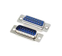 5PCS DB9 Adattatore Connettore Core DB15 DB25 DB37 RS232 Seriale COM Spina Connettori Foro/Spille Femmina Maschio Porta presa D Sub DP9 Caso(DB15 Male)