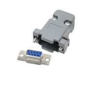 5PCS DB9 Adattatore Connettore Core DB15 DB25 DB37 RS232 Seriale COM Spina Connettori Foro/Spille Femmina Maschio Porta presa D Sub DP9 Caso(Set 9P Female)