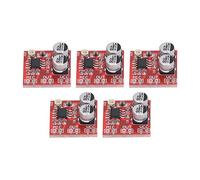 5Pcs DC 4V-12V Modulo Amplificatore Microfono, LM386 Electret Microfono Amplificatore Scheda Amplificatore 20-200x per Microfono Electret