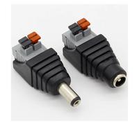 5pcs DC Male +5 pcs DC Female connector 2.1 * 5.5mm DC Power Jack Adapter Connector for 3528/5050/5730 single color led strip