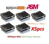 5pcs Dfplayer Mini MP3 Player Modulo MP3 Voice Modulo Tf Card & USB Disk