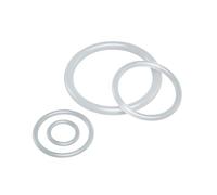 5pcs di O-ring di tenuta in silicone bianco impermeabile e resistente alle alte temperature, diametro interno 108mm, per elettrodomestici, OD 115mm, diametro del filo 3.5mm, 115x108x3.5mm