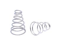 5pcs Diametro del filo di 0.4mm molle coniche in acciaio inossidabile, molle a compressione elicoidale conica ammortizzante, 0.4 * 3 * 5 * 8mm