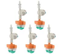 5pcs -Drip System Ugelli A Spruzzo 360 ° Rotary Regolabile Risparmia Acqua Sprinkler Antiruggine Hanging Sprayer Giardino Irrigazione Drip Raccordo Aiuole Orto Prato