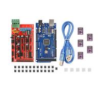 5Pcs DRV8825 Stepper Driver + Mega2560 Motherboard + Ramps1.4 Control Panel for 3D Printer