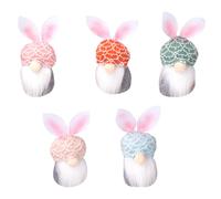 5PCS Easter Gnomes, Bunny Handmade Spring Easter Gnomes/ Elf Gifts Eas