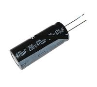 5pcs electrolytic capacitor 200V470UF 18 * 40 volume 470UF 200V 18 * 40MM 200V470UF AUOQKQUT