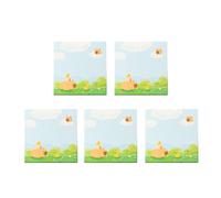 5pcs Estetica Sticky Note Scrivibili Memo Pad Cartoon Panda Pad Nota Forniture scolastiche per gli studenti